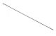 Rayon de roue en Inox Ø 2.6 x 225mm, 90°
