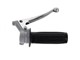 Gasdrehgriff Mofa, Oldtimer silber