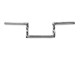 Guidon "Z" torsadé 10cm / largeur 61cm chromé