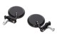Rétroviseurs (2pcs) pour embout de guidon petit modèle, rond, noir
