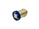 Ampoule de phare à LED's 6V (BA9S), à clipser, BLEU