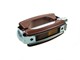 Paire de pédales universelles filetage 14mm, BRUNES/CHROME
