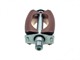 Paire de pédales universelles filetage 14mm, BRUNES/CHROME