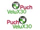 Tankaufkleber Puch Velux X30, links + rechts