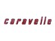 Autocollant/sticker "Caravelle" rouge /noir
