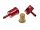 Filtre à essence AKOA CNC Ø 6mm, rouge