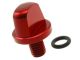 Vis de vidange STR8 New-Style moteur Minarelli scooter, rouge