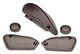Cabochons de phare et clignotants STR8 Nitro/Aerox à partir de 1999-2012, noirs