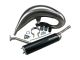 Pot d'échappement TECNIGAS E-NOX STEEL, moto Aprilia MX50/RX50 1996-2005
