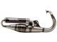 Pot Yasuni Scooter Z silencieux alu noir Peugeot vertical
