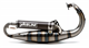 Pot Yasuni Scooter R silencieux noir brossé Peugeot vertical