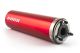 Pot d'échappement Voca chromé 50/70cc, silencieux rouge, Minarelli AM6