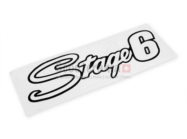 Weiß Aufkleber STAGE6 Sticker