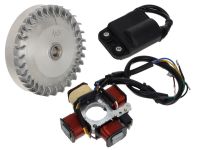 Allumage électronique complet (volant rotor 800gr, bobine cdi), vélomoteurs Piaggio Ciao / SI PTT/ Bravo Allumage électronique complet (volant rotor 800gr, bobine cdi), vélomoteurs Piaggio Ciao / SI PTT/ Bravo