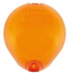 Blinkerglas vorne orange CE