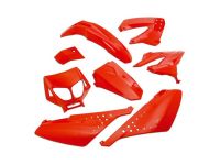 Kit carrosserie/plastiques 8pcs DERBI SENDA, ROUGE Kit carrosserie/plastiques 8pcs DERBI SENDA, ROUGE