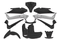 Kit habillage Yamaha X-Max 125cc 11 pcs. noir mat