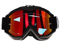 Crossbrille ProGrip 3204 schwarz matt / Visier rot
