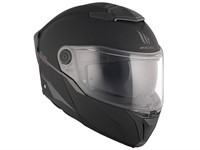 Casque intégral modulable MT ATOM SV noir mat, double visière Taille : M