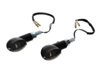 Blinkerset LED schwarz (M10) kurz E8 Prüfzeichen