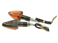 Paire clignotants TNT Peak, look carbone homologué CE Paire clignotants TNT Peak, look carbone homologué CE