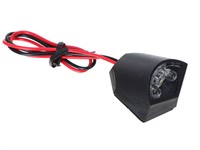 Eclairage de plaque à LED, homologué CE, noir