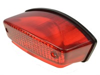 Feu arrière vitre rouge homologuée CE, moto 50cc Derbi Senda/Peugeot XR6/Malaguti F12 Feu arrière vitre rouge homologuée CE, moto 50cc Derbi Senda/Peugeot XR6/Malaguti F12