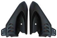 Blende bei Fussraster Yamaha T-Max 500 4-t >2008 schwarz