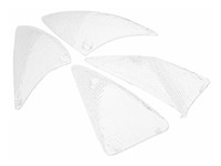 Cabochons de clignotants STR8 blanc (transparent), Peugeot Speedfight 1 et 2