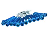 Kit visserie Inbus pour carter de variation scooter Minarelli, bleu Kit visserie Inbus pour carter de variation scooter Minarelli, bleu