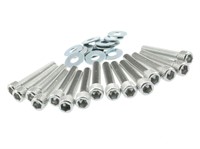 Kit visserie Inbus pour couvercle de variateur Minarelli, chromé Kit visserie Inbus pour couvercle de variateur Minarelli, chromé