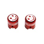 Bouchons de valve (2pce) TNT Smile, rouge