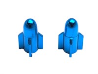 Bouchons de valve (2pce) TNT Rocket, bleu