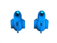 Bouchons de valve (2pce) TNT Rocket, bleu Bouchons de valve (2pce) TNT Rocket, bleu