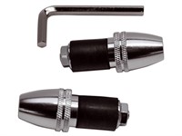 Embouts de guidon Replay, chrome Embouts de guidon Replay, chrome