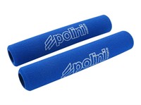 Grips Polini pour leviers de freins universels, en mousse, bleu