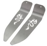 Footboard alu Peugeot Speedfight dragon stainless steel Footboard alu Peugeot Speedfight dragon stainless steel