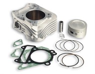 Kit cylindre MALOSSI complet  Ø 70 alu à air, scooter APRILIA / DERBI / ITALJET / PIAGGIO 125cc