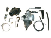 Kit carburation 22mm Malossi, moteur scooter Morini ( Atala, Malaguti) 50-100cc 2T Kit carburation 22mm Malossi, moteur scooter Morini ( Atala, Malaguti) 50-100cc 2T