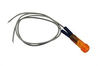 Lampe de contrôle 12V orange, pour cliper dans des trous de 7mm