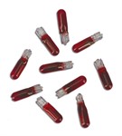 Ampoule de compteur type T5, 12V 1.2W - rouge Ampoule de compteur type T5, 12V 1.2W - rouge