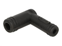Antiparasite silicone, 90°, noir Antiparasite silicone, 90°, noir
