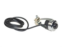 Abstellknopf chrom mit Kabel (Kurzschluss) Abstellknopf chrom mit Kabel (Kurzschluss)