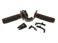 Gasgriff Domino für Doppelkabelzug mit Alugehäuse Gasgriff Domino für Doppelkabelzug mit Alugehäuse