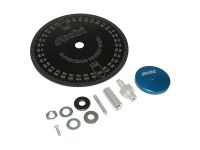 Disque gradué Polini pour diagrammes, avec accessoires de fixation