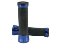 Lenkergriffe STR8 CNC, schwarz / blau Lenkergriffe STR8 CNC, schwarz / blau