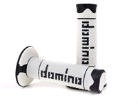 Poignées Domino cross blanches/noir Poignées Domino cross blanches/noir