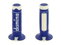 Poignées Domino cross bleu/blanches Poignées Domino cross bleu/blanches