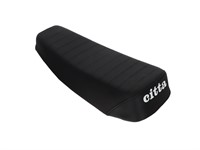 Selle noir avec inscription CITTA, Piaggio Ciao P