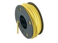 Gaine de câble TEFLON (rouleau de 25m), JAUNE Gaine de câble TEFLON (rouleau de 25m), JAUNE